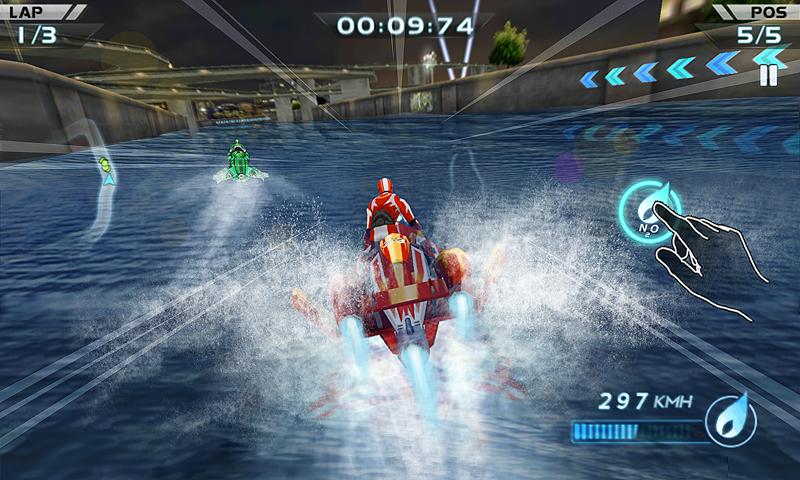 Download Game Android Balap Speedboat di Air: Powerboat Racing 3D