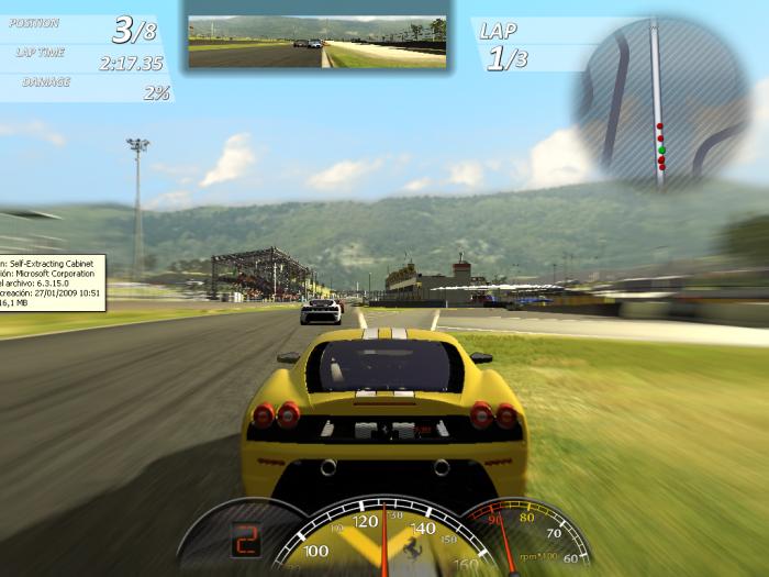 game Balapan Mobil Cepat PC gratis Ferrari F1 Virtual Race 3D HD